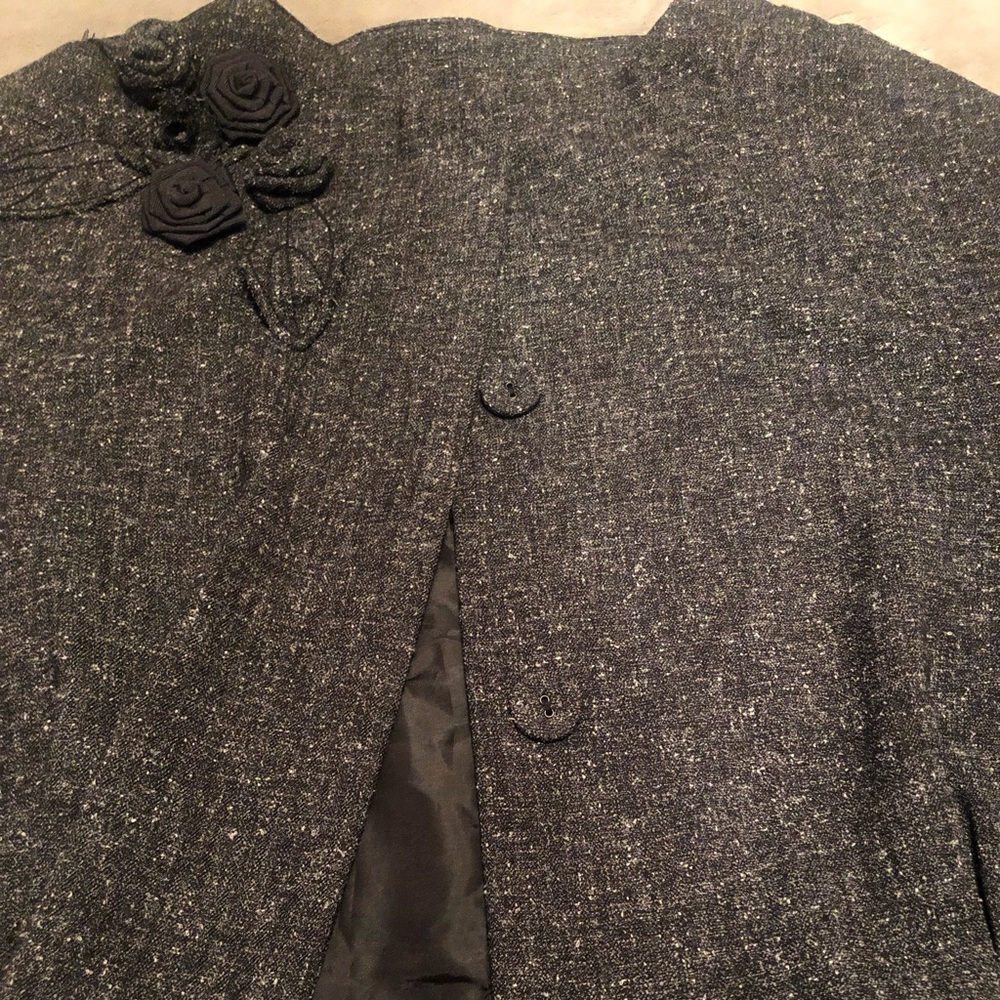 Elle 3/4 sleeve jacket cape